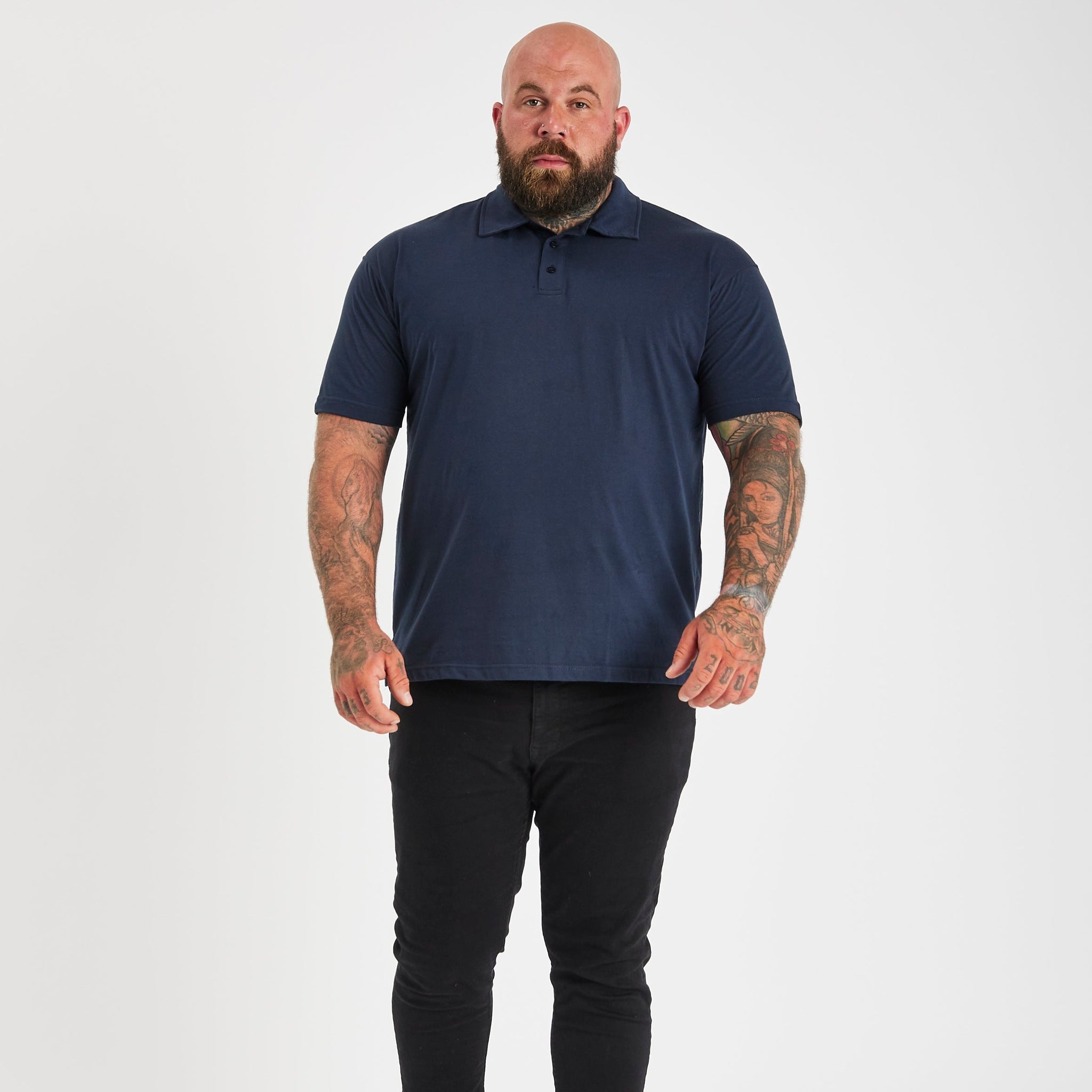 Load image into Gallery viewer, Tall Navy Polo