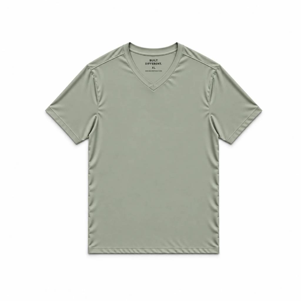Load image into Gallery viewer, Shadow Green V-Neck T-Shirt