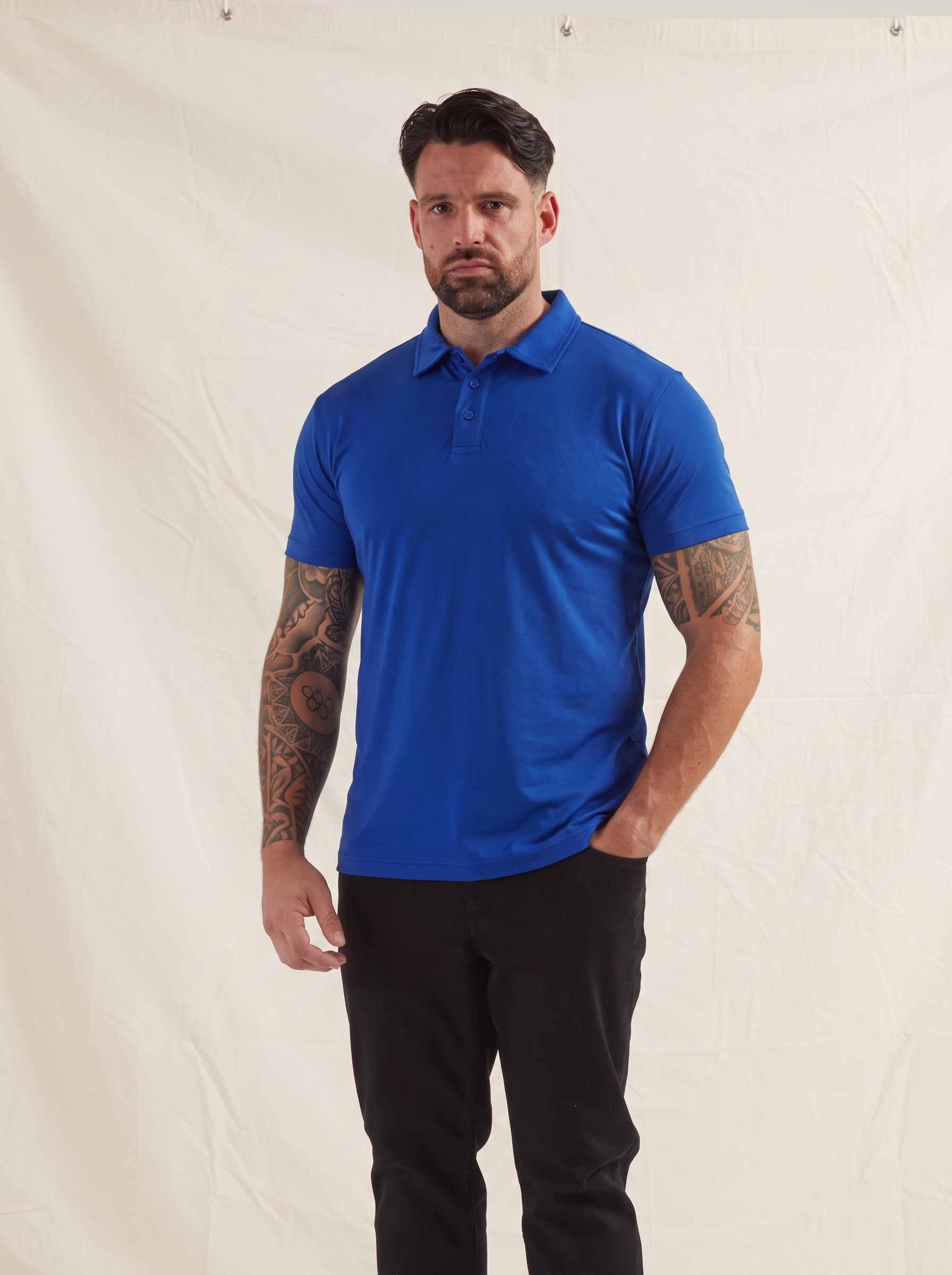 Load image into Gallery viewer, Royal Blue Polo Shirt