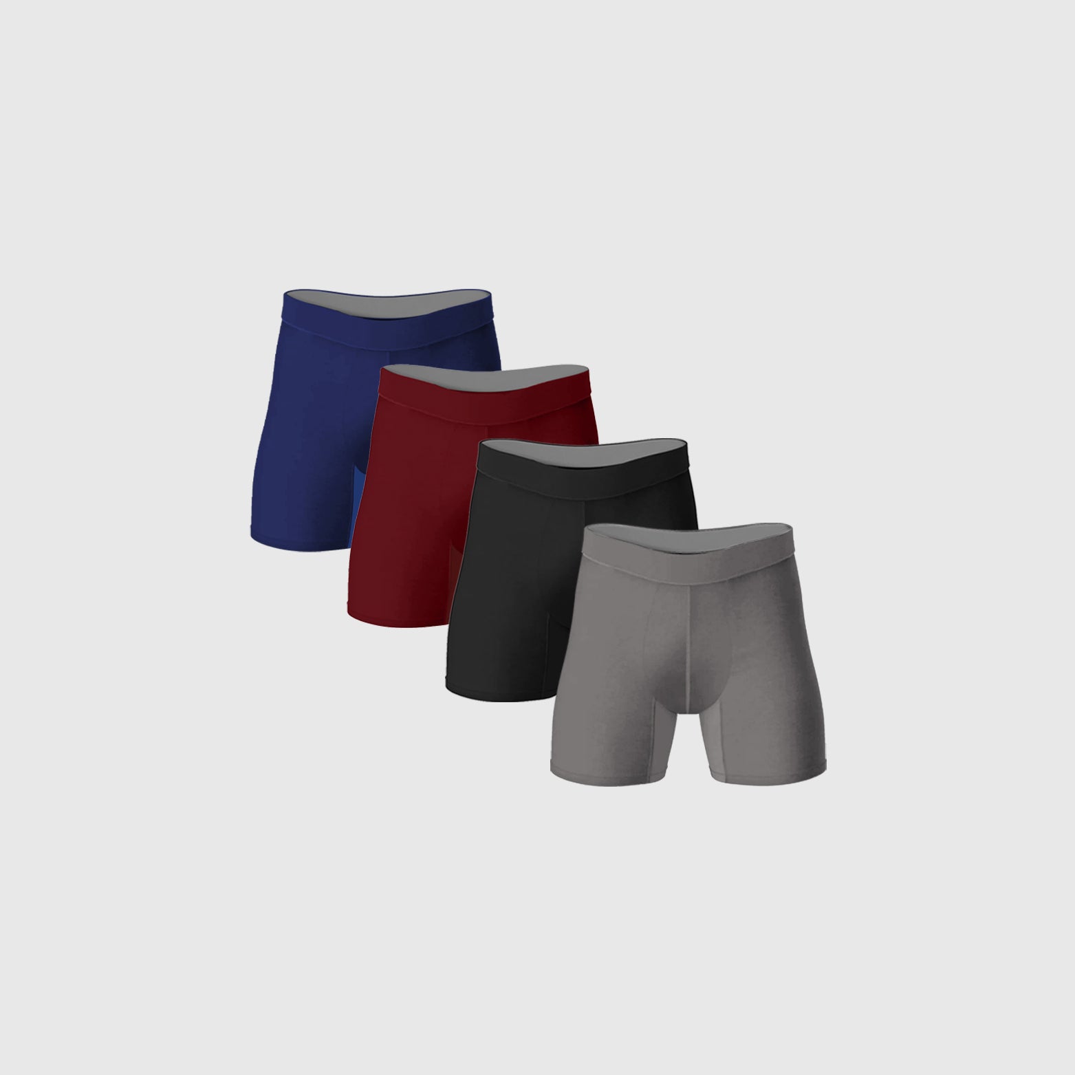 Load image into Gallery viewer, Start Strong Anti-Chafe Bamboo Boxer Briefs 4-Pack