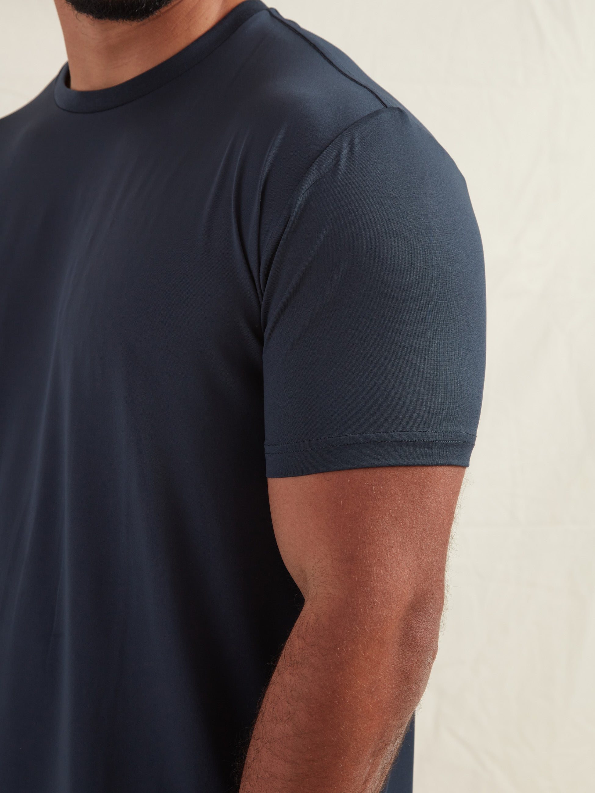Load image into Gallery viewer, Navy Active Crew Neck T-Shirt
