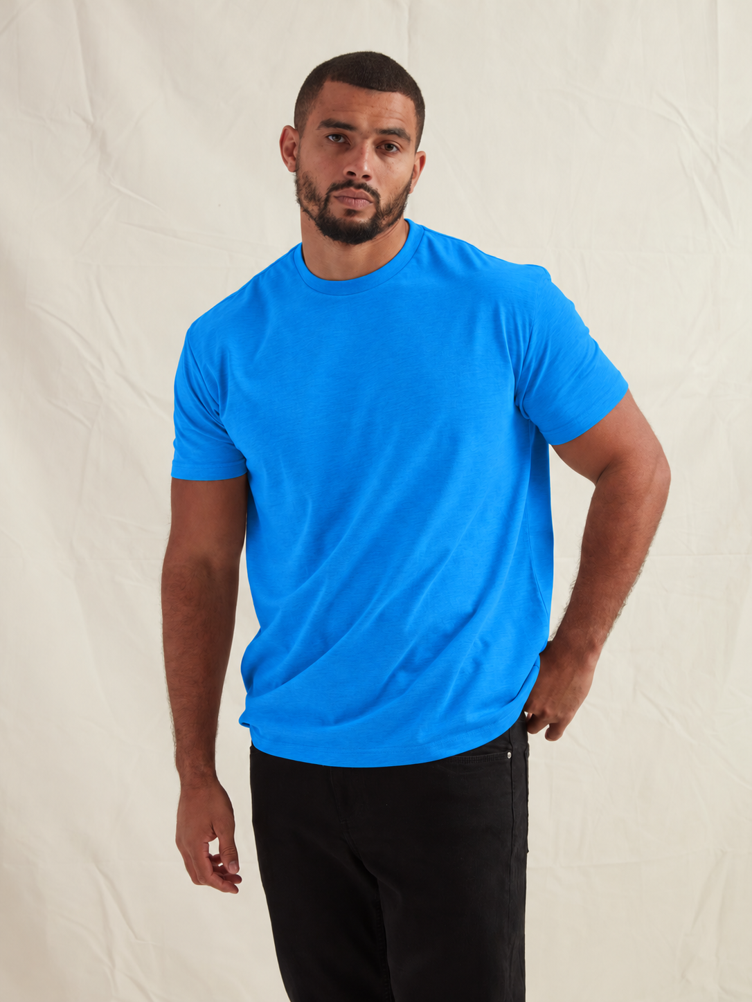 Load image into Gallery viewer, Tall Ibiza Blue Crew Neck T-Shirt
