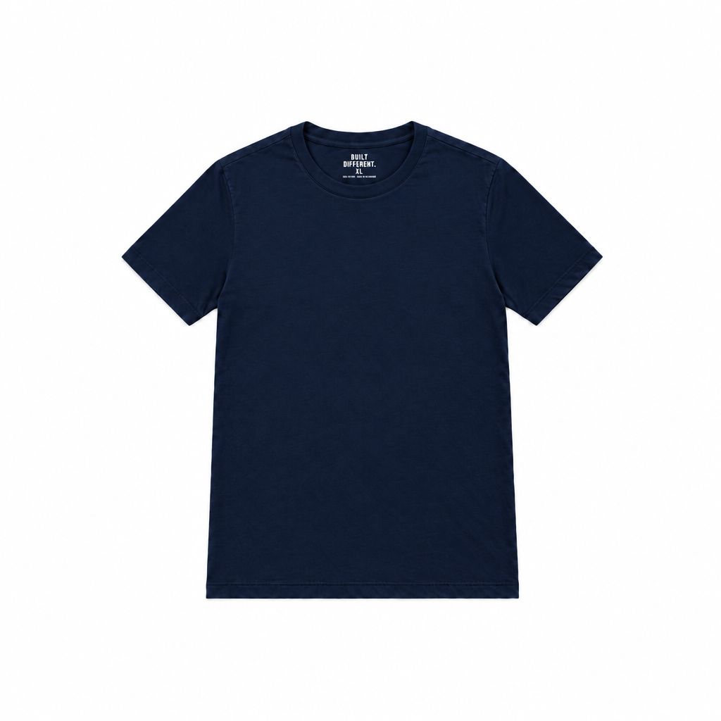 Load image into Gallery viewer, Deep Blue Crew Neck T-Shirt
