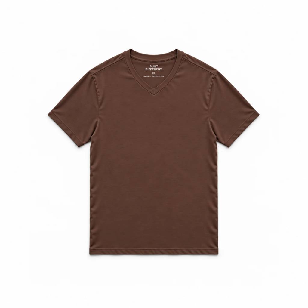 Load image into Gallery viewer, Chocolate V-Neck T-Shirt
