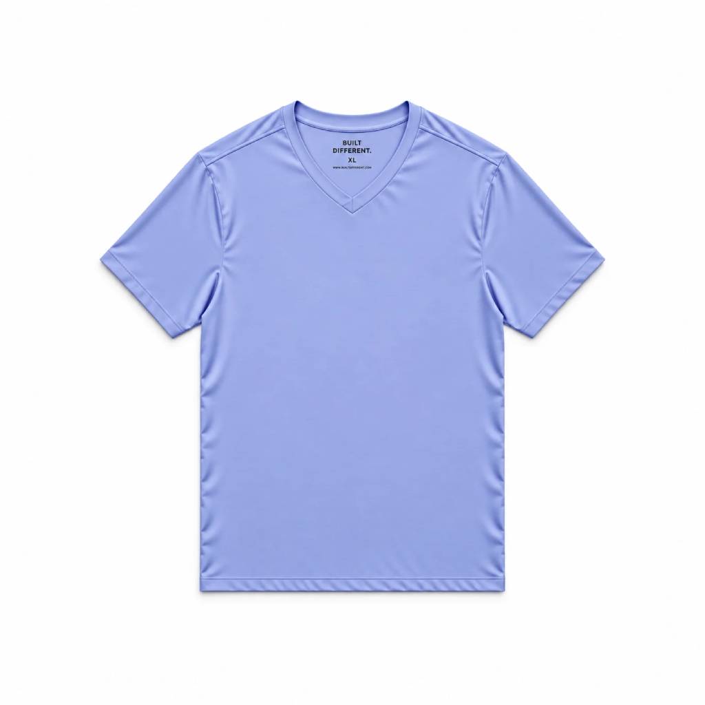 Load image into Gallery viewer, Steel Blue V-Neck T-Shirt
