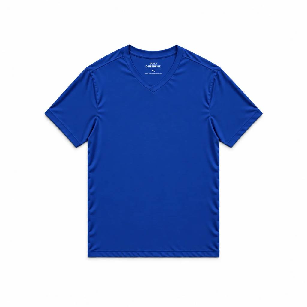 Load image into Gallery viewer, Royal Blue V-Neck T-Shirt
