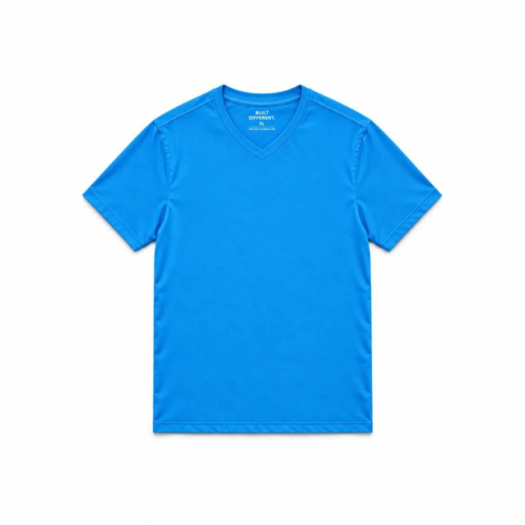 Load image into Gallery viewer, Ibiza Blue V-Neck T-Shirt
