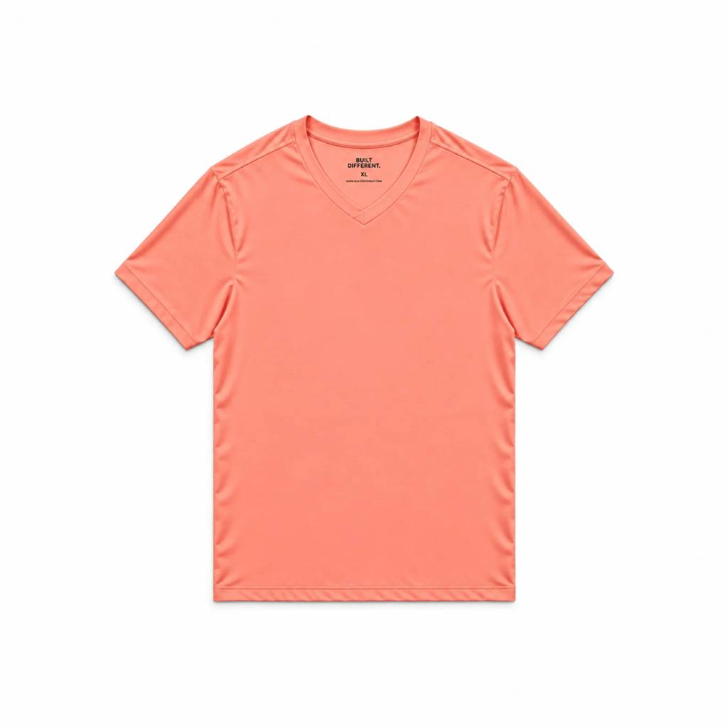Load image into Gallery viewer, Peach V-Neck T-Shirt
