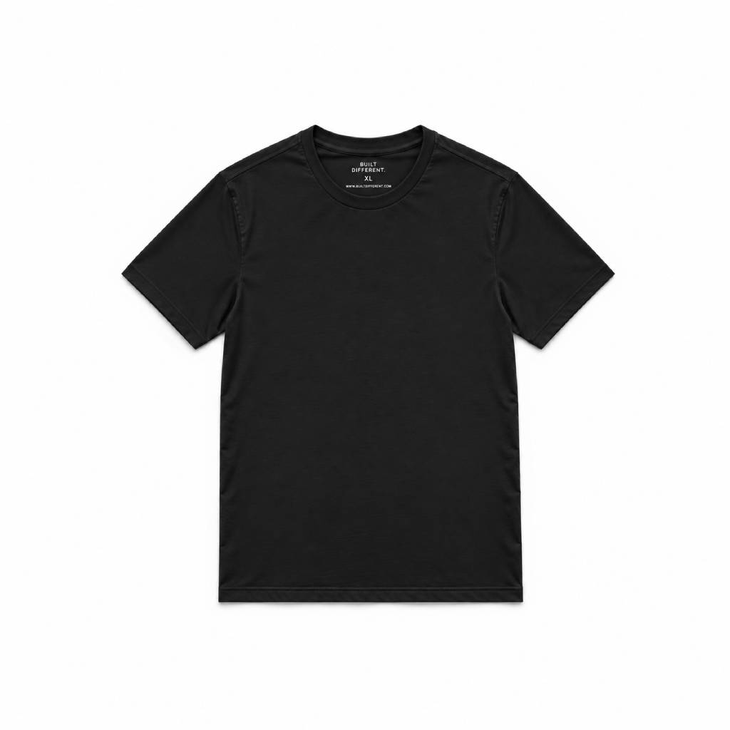 Load image into Gallery viewer, Black Crew Neck T-Shirt
