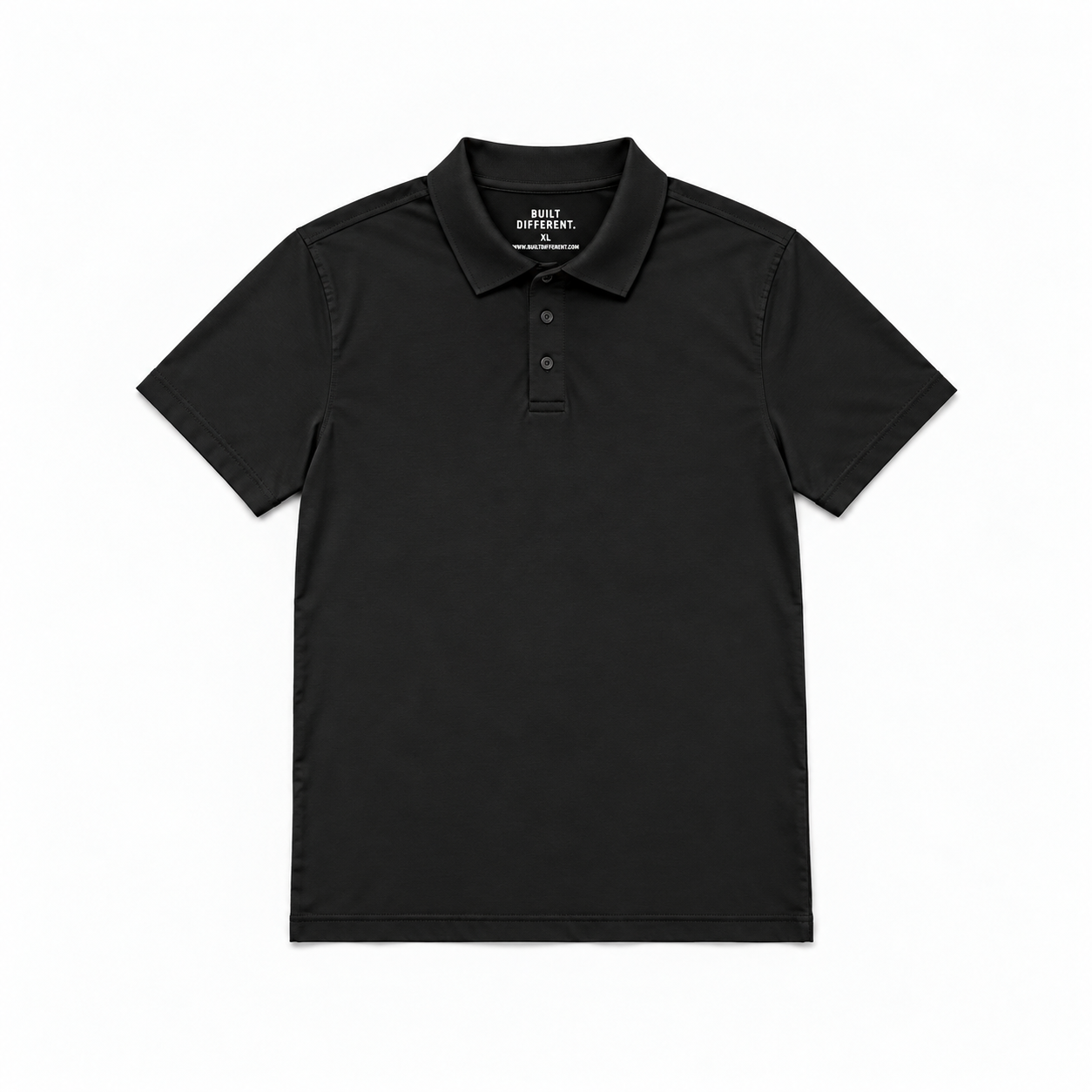 Load image into Gallery viewer, Tall Black Polo Shirt

