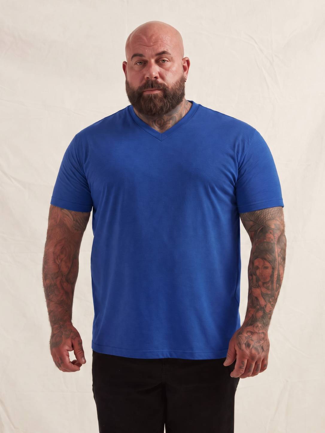 Load image into Gallery viewer, Royal Blue V-Neck T-Shirt
