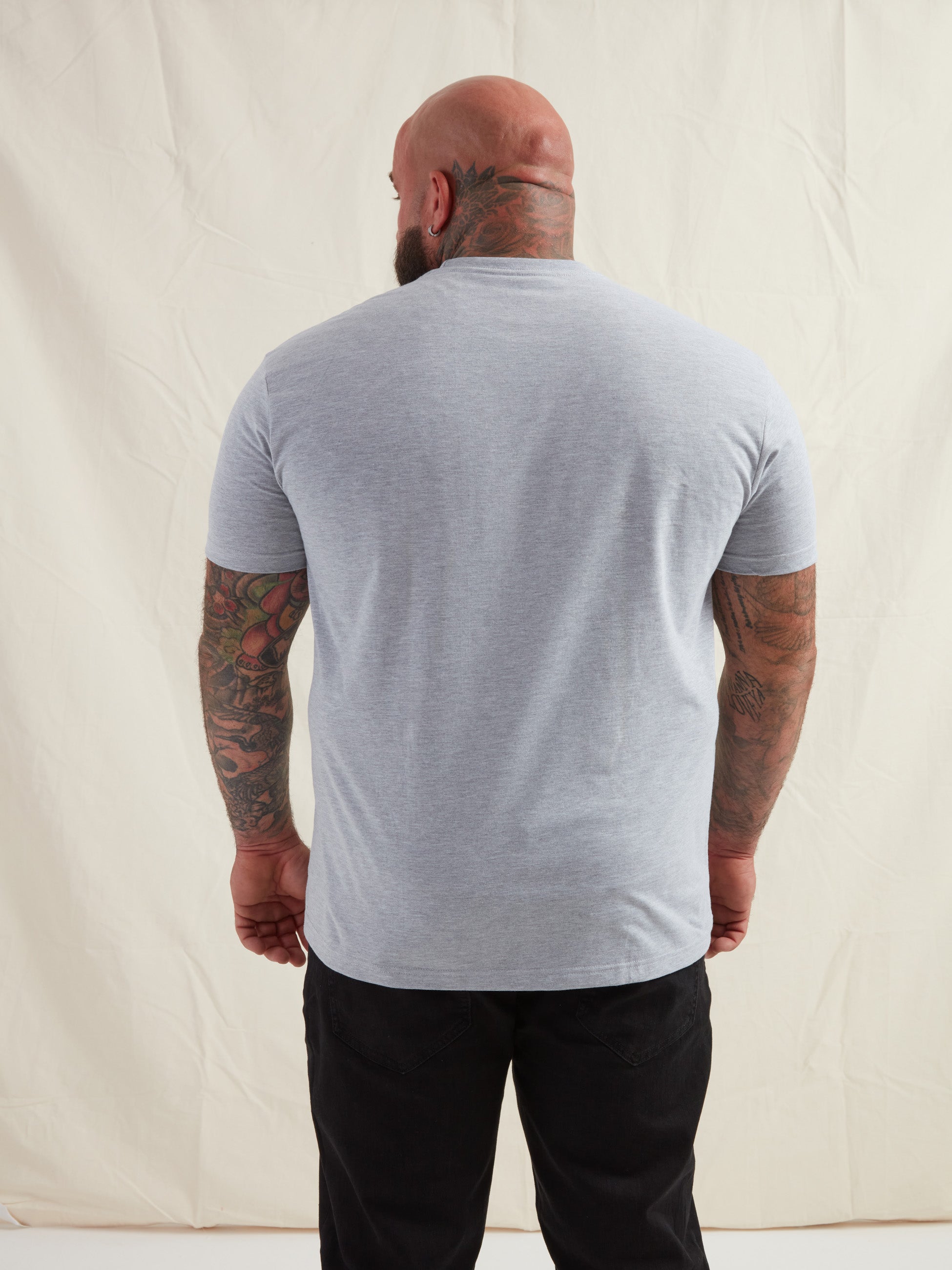 Load image into Gallery viewer, Heather Grey Crew Neck T-Shirt
