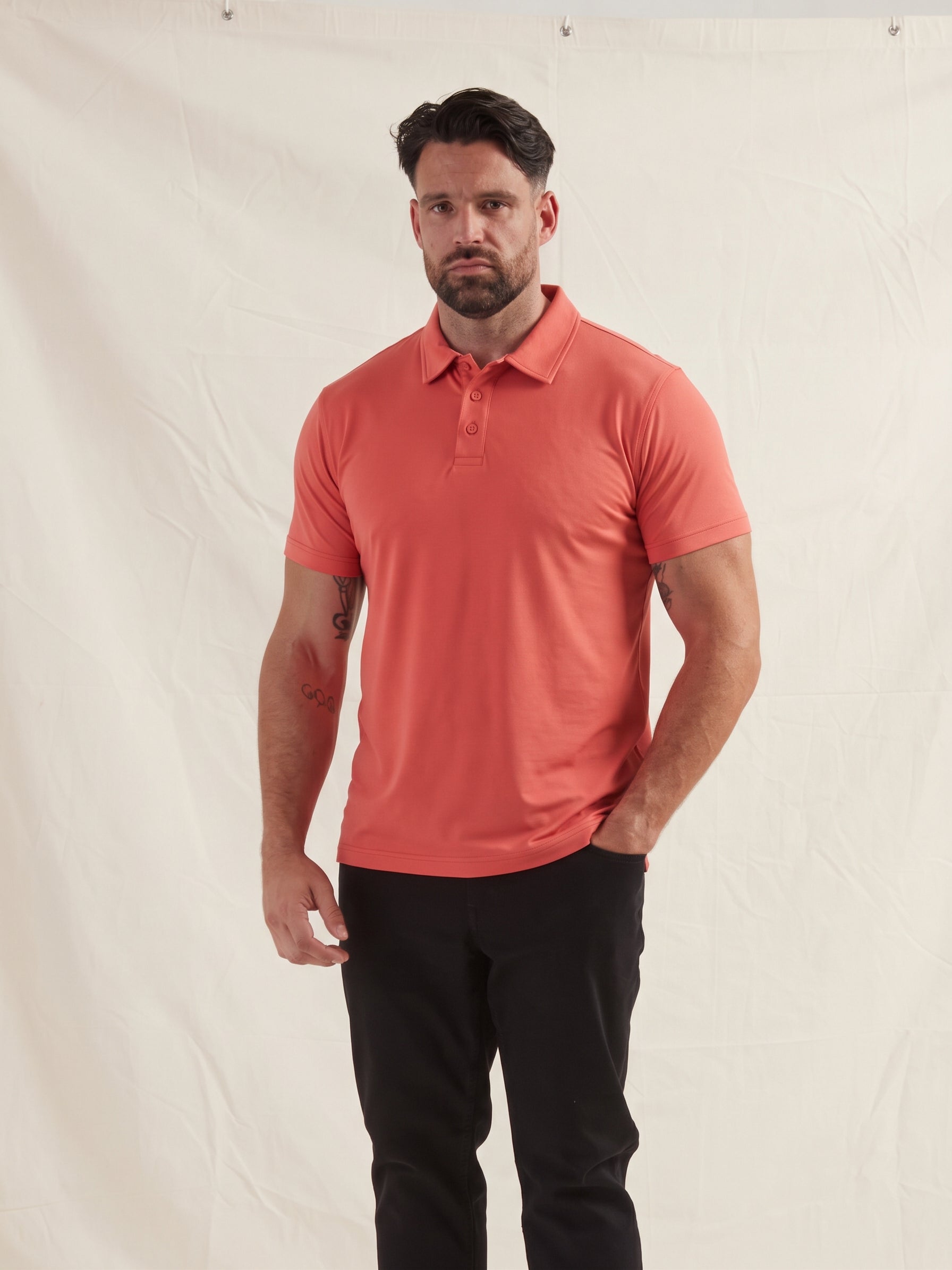 Load image into Gallery viewer, Mineral Red Polo Shirt
