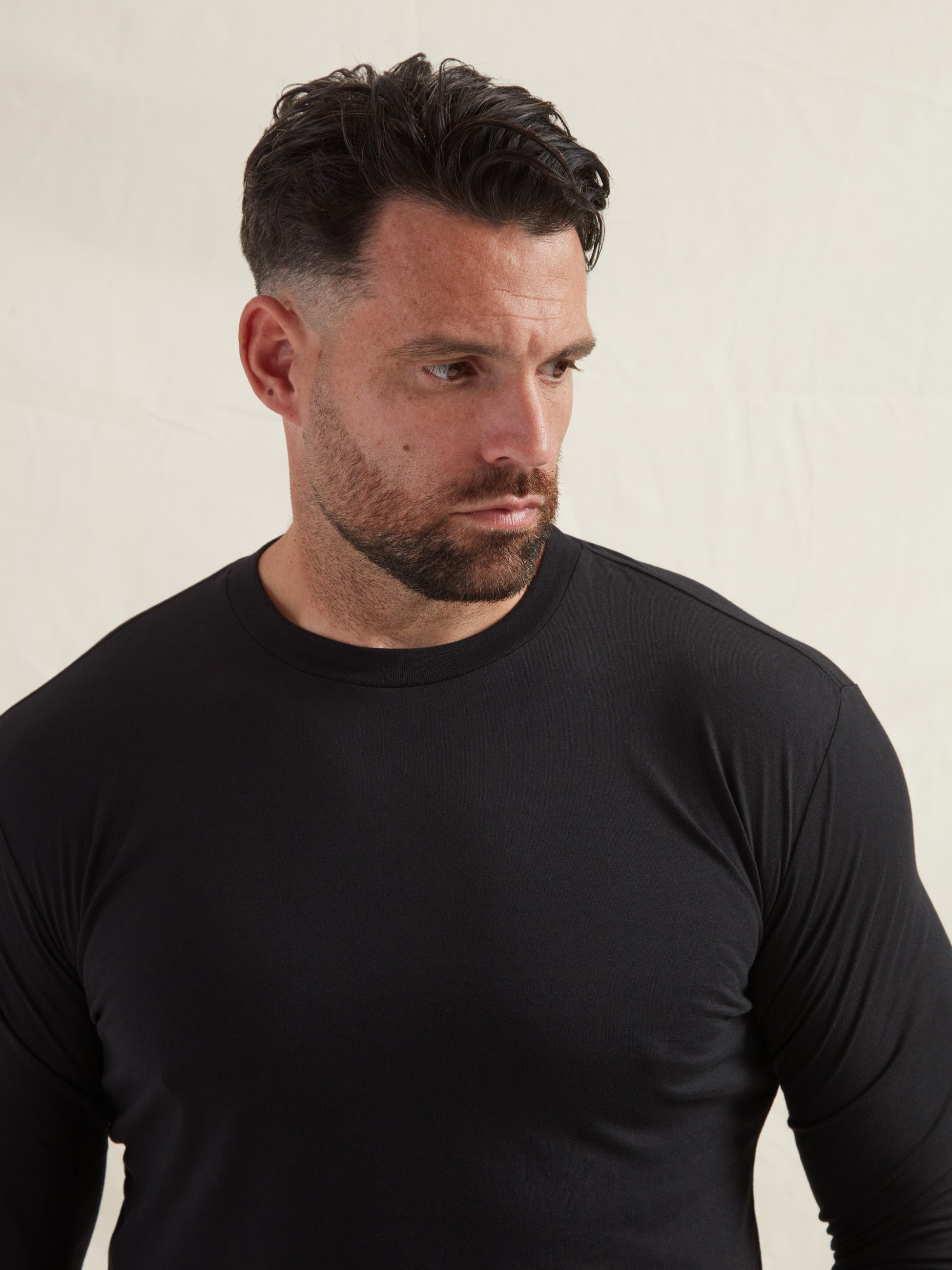 Load image into Gallery viewer, Black Long Sleeve T-Shirt
