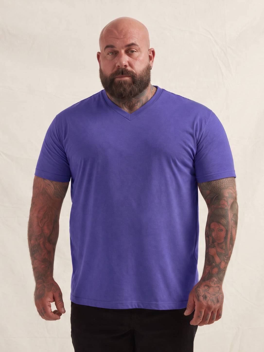Load image into Gallery viewer, Skipper Blue V-Neck T-Shirt
