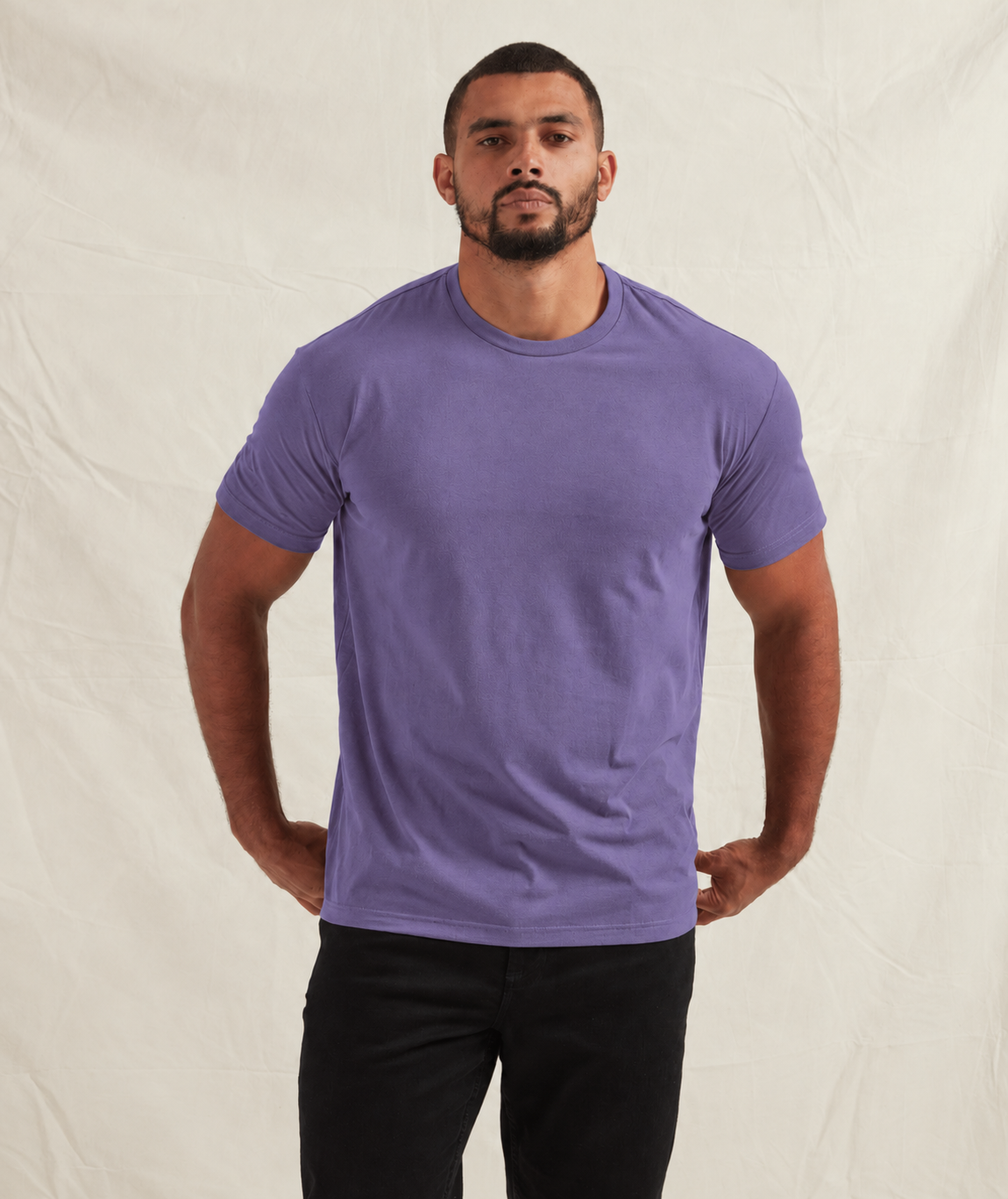 Load image into Gallery viewer, Tall Purple Crew Neck T-Shirt
