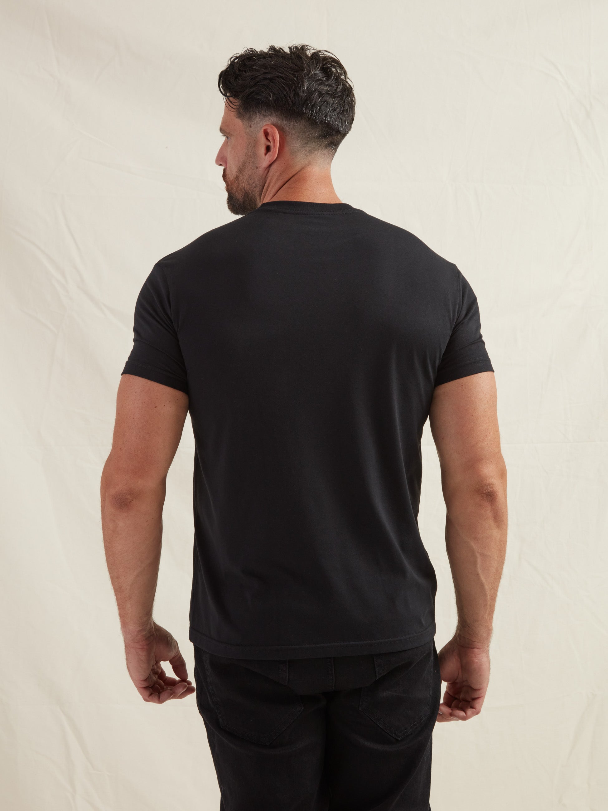 Load image into Gallery viewer, All Black Pocket Crew 3-Pack
