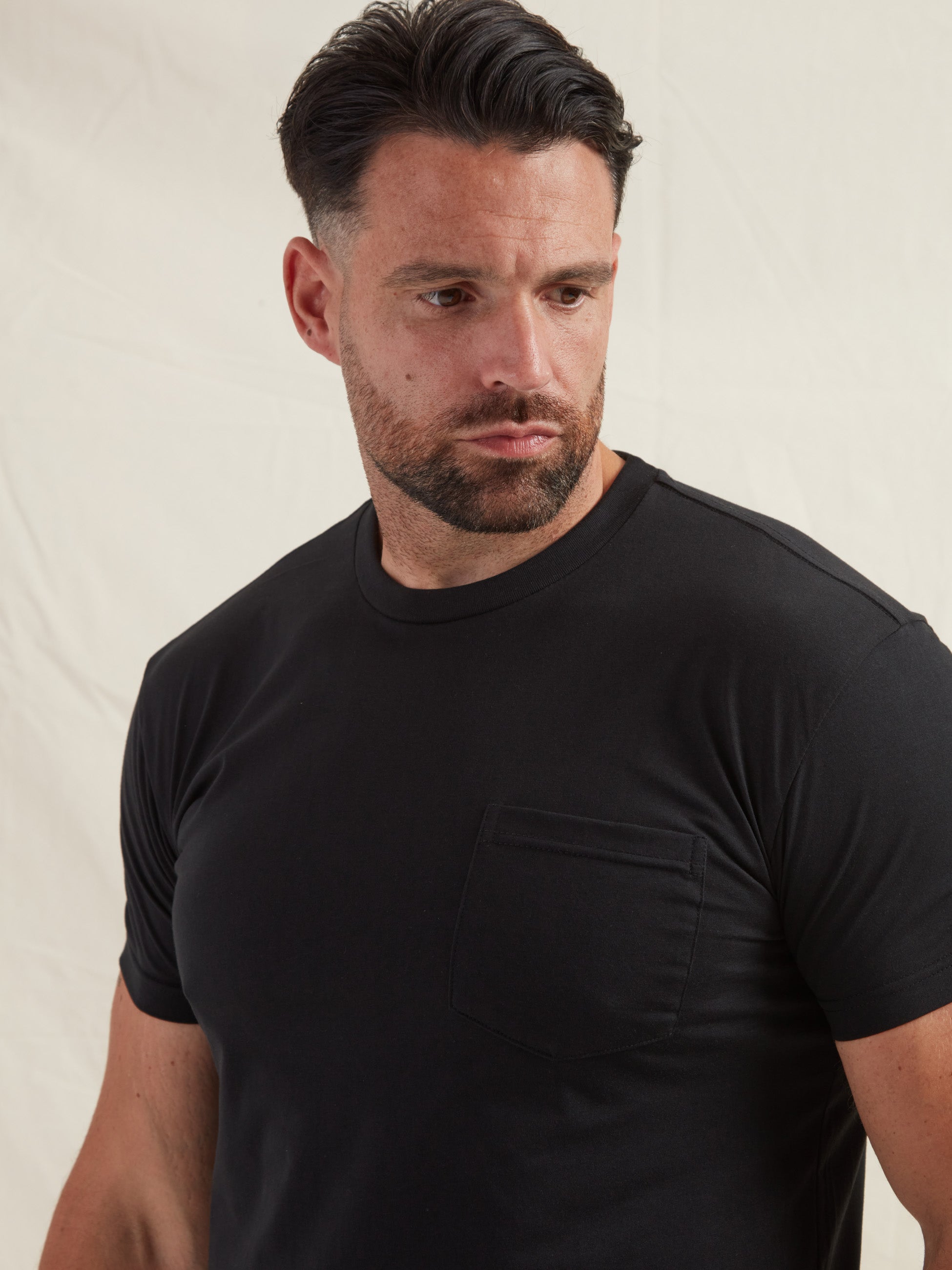 Load image into Gallery viewer, All Black Pocket Crew 3-Pack
