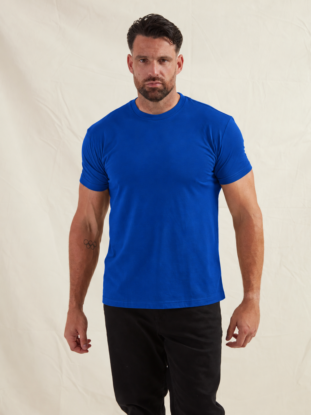 Load image into Gallery viewer, Royal Blue Crew Neck T-Shirt
