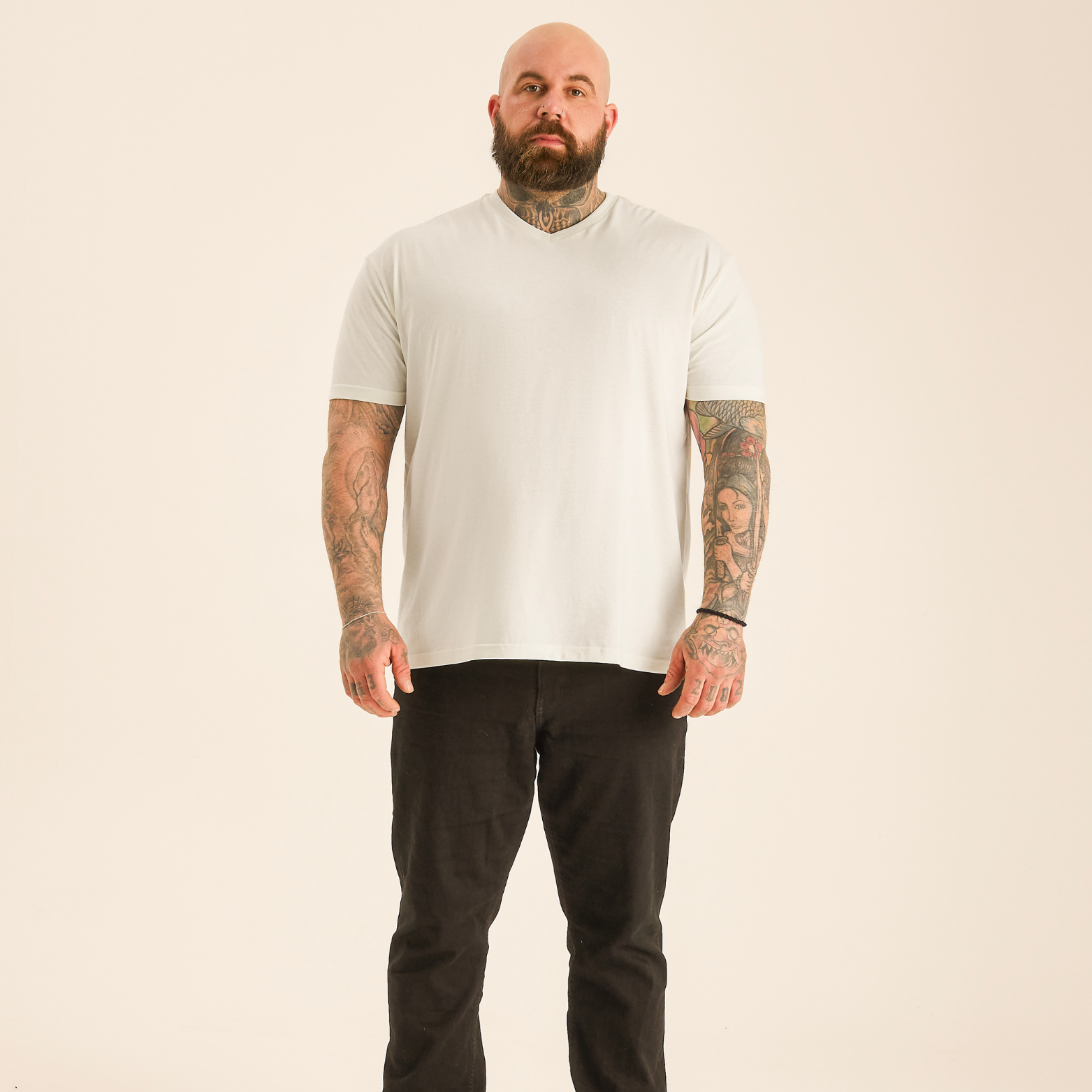 Load image into Gallery viewer, Marshmallow V-Neck
