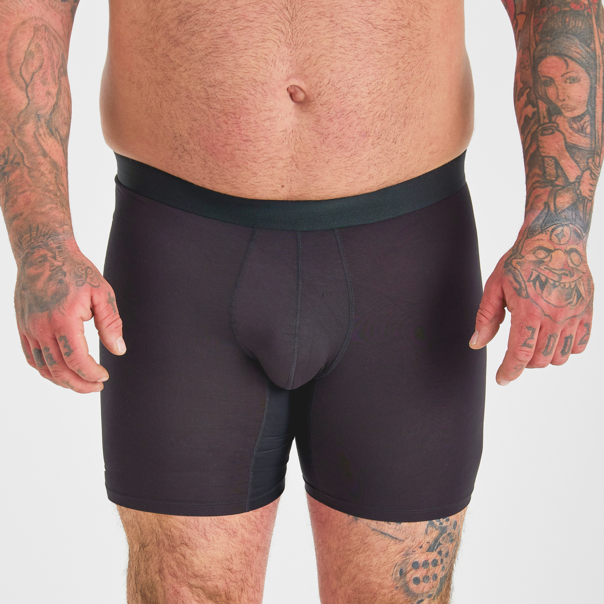 Load image into Gallery viewer, Black Boxer Briefs 6-Pack
