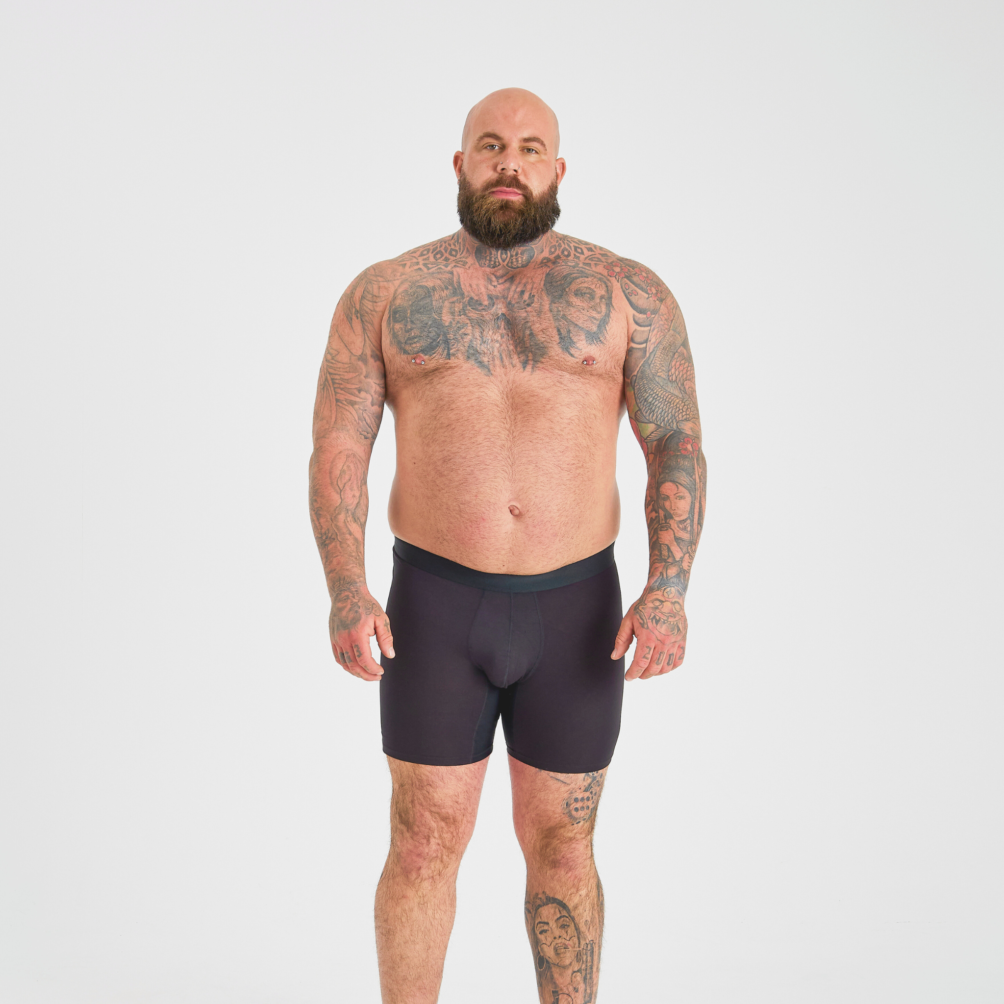 Load image into Gallery viewer, Black Boxer Briefs 6-Pack
