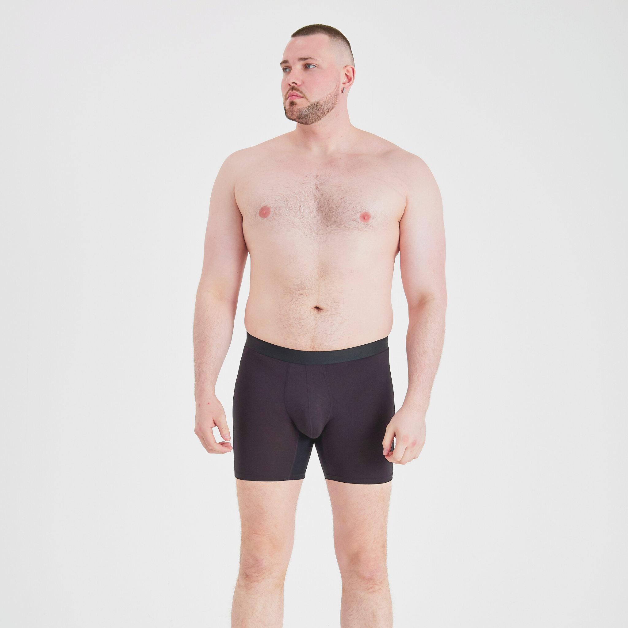 Load image into Gallery viewer, Black Boxer Briefs 6-Pack
